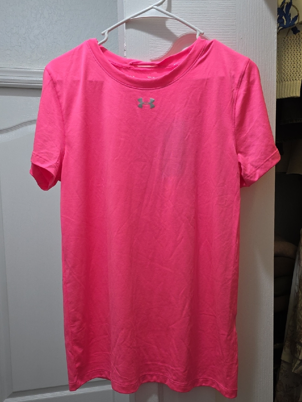 Under Armour Bright Pink Performance Short Sleeve Tee